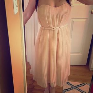 French connection pale pink iridescent dress